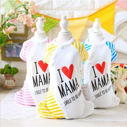 Pajamas for Dogs Pet Puppy Pjs Dog Pyjamas Petstyle Pet Nightwear Carton Soft Dog Jumpsuit Pet Clothing XS S M L XL Wholesale