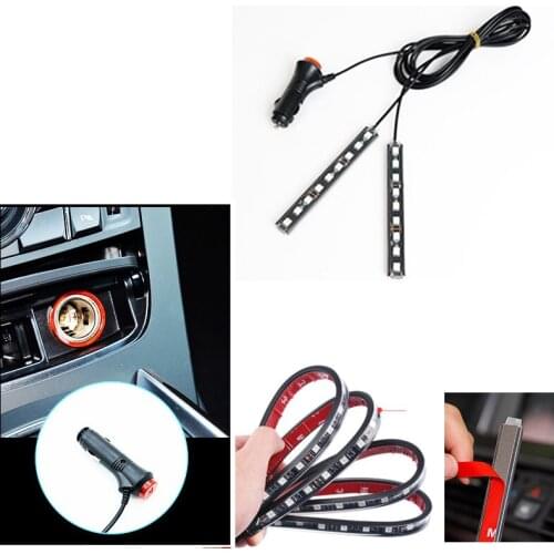 Car Interior LED Foot Sole Decoration Light Strip for Mini One Cooper R50 R52 R53 R55 R56 R60 R61 PACEMAN COUNTRYMAN CLUBMAN