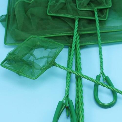 1Pc Green Aquarium Fish Tank Square Shrimp Small Betta Fish Net 3"-10" 6 Sizes