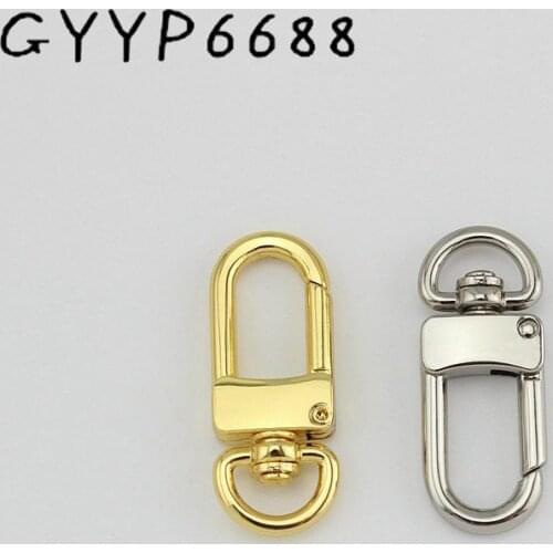 10pcs 9mm High quality thick hook webbing trigger snap hooks hard carabines swivel clasp lobster claws Bag Parts Accessories