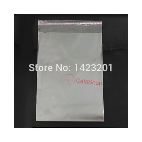 100 pcs / Lot OPP Plastic DVD Bag Wrap plastic Sleeves Resealable 14mm 25 micron