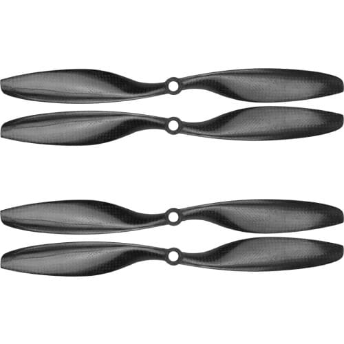 2 Pairs 10x4.5 3K Carbon Fiber Propeller CW CCW 1045 Props Cons For DJI Quadcoptor Hexacopter UFO F18033