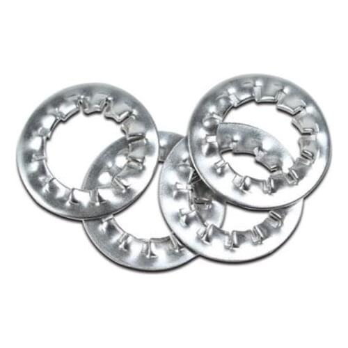 20pcs M10 M12 M14 M16 M20 SUS304 Stainless Steel Internal Toothed Shakeproof Washers Lock Washer