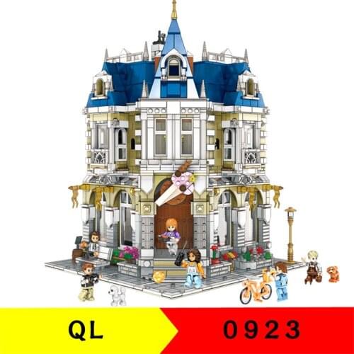 2032PCS QL0923 Building Block City Street View Series Corner Theme Park Childrens Educational Toy Gifts
