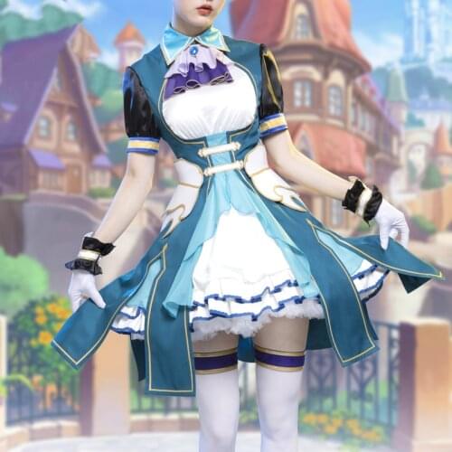 Anime Princess Connect! Re:Dive Saren Sasaki Battle Lolita Dress Patry Uniform Cosplay Costume Women Halloween FreeShipping 2020