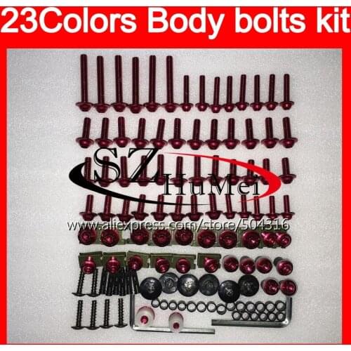 Fairing bolts full screw kit For BMW S1000R S1000RR 09 10 11 12 13 14 S1000 RR 2009 2010 2011 2014 Windscreen bolt screws Nuts