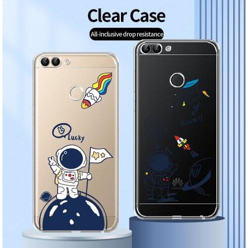 For Huawei P Smart 2021 Case Transparent Case For Huawei P Smart 2018 Clear Phone Shell For Huawei P Smart 2019 Soft Back Cover