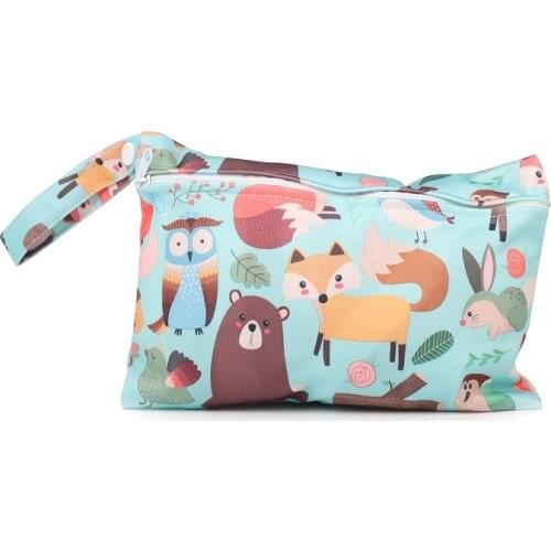 [CHOOEC]2020 Small Size:15*22.5CM New Wet Bag Washable Reusable Cloth diaper Nappies Bags Waterproof Swim Sport Travel Carry bag