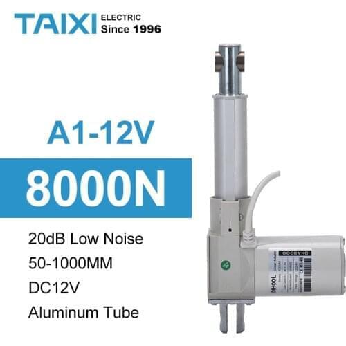DC12V Electric Linear Actuator 300mm 700mm 8000N Load Reciprocating Telescopic DC Motor Metal Gear Automatic Parking Garage Door