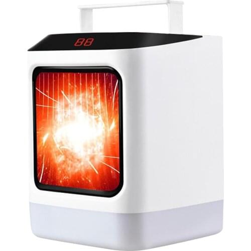 Dual-use Electric Heaters Air Cooler Remote Control Timing Household Room Floor Desktop Intelligent Warmer Appliances