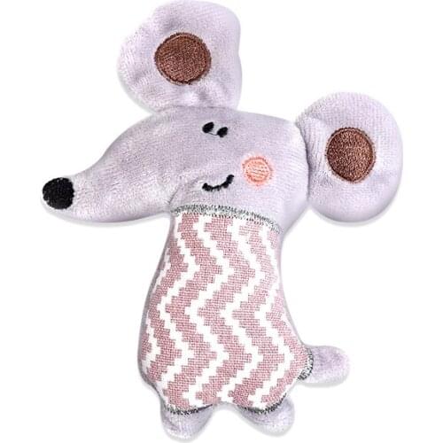 Outgeek Pet Cat Mouse Toy Funny Interactive Plush Kitten Mice Toy for Cat Catnip Toy Cat Accessories Toys for Cats