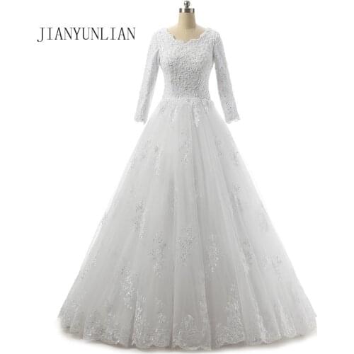 JIANYUNLIAN V-neck Wedding Dresses