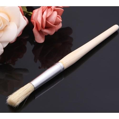 Coffee Grinder Cleaning Fur Brush Dusting Coffeemaker Coffeepot Wooden Cleaner