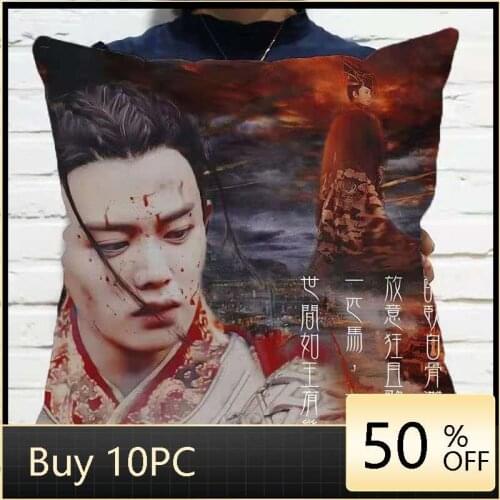 "Changan As Before" Cui Shiyi Zhousheng Cheng Pillowcase Ren Jialun Bai Lu Sofa Cushion Cover Home Decor Pillow Covers Star Gift