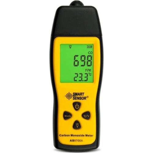 Portable carbon monoxide detector CO leak alarm gas leak tester AS8700A toxic gas detector