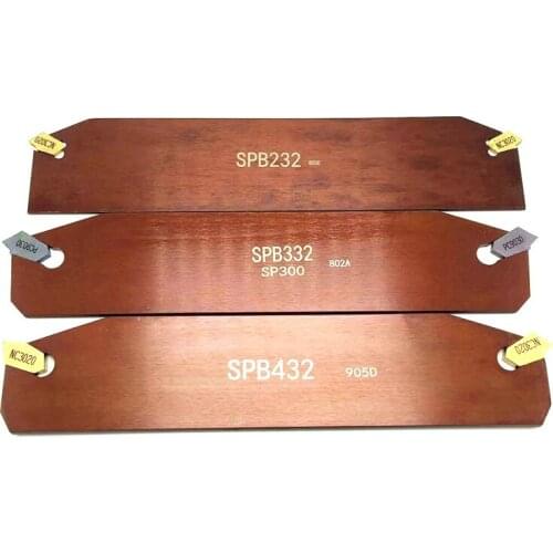 SPB26-2 SPB26-3 SPB26-4 SPB26-5 SPB32-2 SPB32-3 SPB32-4 SPB32-5 SPB32-6 Part Off Blade SPB Cutting Inserts SPB226 Lathe CNC Tool