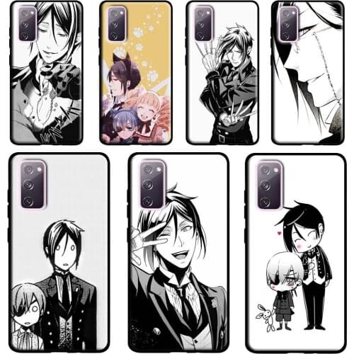 Sebastian Michaelis Black Butler Case For Samsung Galaxy S20 FE S21 Ultra Note 20 Note9 Note10 S8 S10 S9 Plus S10e Coque