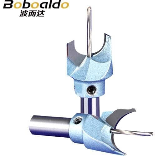 1pc 10mm Shank Hard Tungsten Steel Alloy Coated Cutter Drill Bit Tools Cemented Carbide Spherical Buddha Bead Woodworking