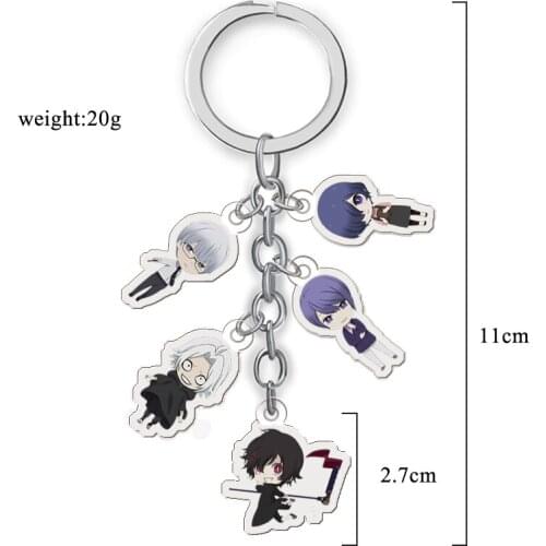Tokyo Ghoul Kaneki Ken Juzo Suzuya PVC Pendant Figure Key Chain Keyring
