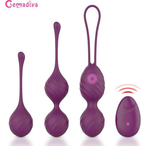 Wireless Remote Control Vibrating Egg G Spot Vibrator Ball Egg Female Masturbator Sex Toys for Adult Women Exercise Vaginal