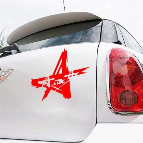 Alice Funny Car Sticker Vinyl PVC Decal Car Auto Stickers for Car Bumper Window Car Window Body Decorative Stickers Accessories
