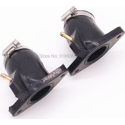 2pcs/set Carburetor Intake Manifold Pad For Yamaha XVS400 XV400 1997-2008 XVS650 1997-2014 Drag star / V-star 400 650