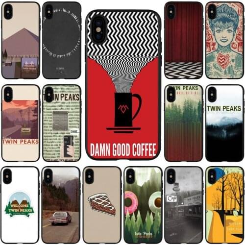 YNDFCNB Welcome To Twin Peaks Phone Case for iPhone 11 12 pro XS MAX 8 7 6 6S Plus X 5S SE 2020 XR cover