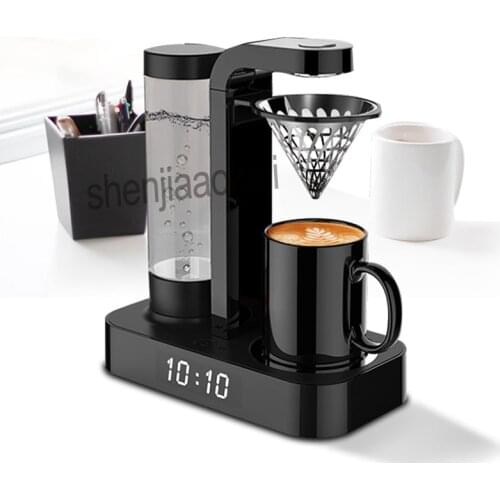 1pc Household Coffee machine Clock automatic American drip office mini coffee pot machine Hand punch coffee machine 220v 600w