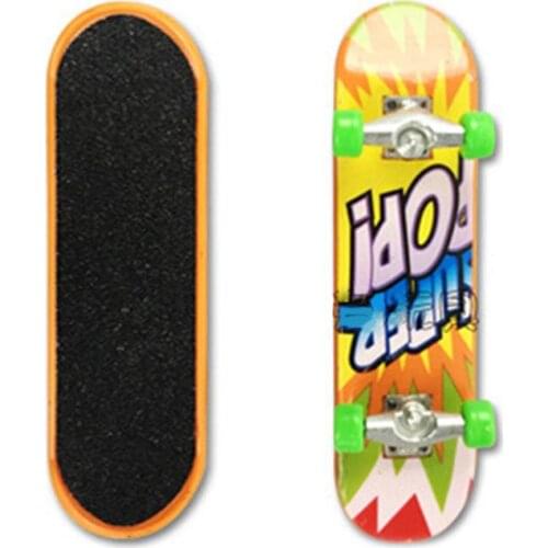 1pcs Mini Skate Mini Fingerboard Finger Skateboards Toy Set Finger Skate Board Toys For Childrens Birthday Gift Colour Random