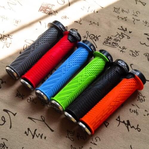 2021New Bike Handlebar Grips Comfortable TPR Locking MTB Handlebars Grip Bike Grips for MTB BMX
