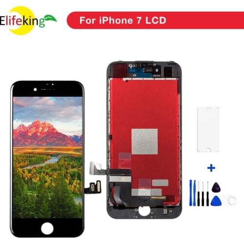 5PCS/Lot Grade AAA For Apple iPhone 7 LCD Touch Screen Replacement LCD Display with Digitizer Assembly Black & White