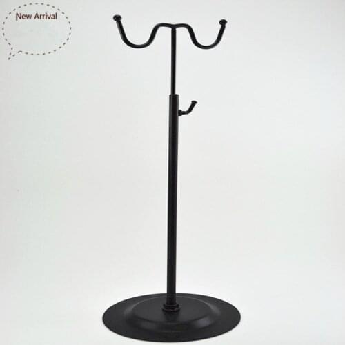 Free shipping Hot-selling double curved Adjustable handbag display/Handbag display stand tabletop bag/Hair accessories display