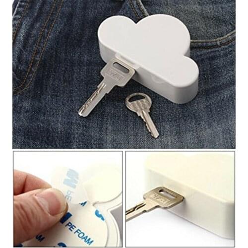Magnetic Key Holder Lovely Cloud Hanger Wall-mounted Key Holder 1PC Magnetic Hanger Decoration Wall Home