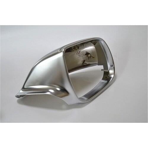 1 Pair Rear View Mirror Case Side Mirror Chrome Matte Covers For Audi Q5 A4 A6 A4L Q7 A6