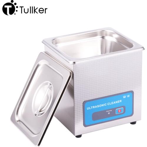 Digital Ultrasonic Cleaner Bath 1.3L Small Metal Parts Rust Oil Degreaser Jewelry Coins Record Ultra Sonic Cleaning SUS304 Tank