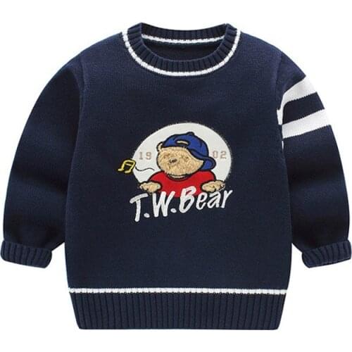 New childrens Pullover Sweater boys and girls cotton knitted jacket