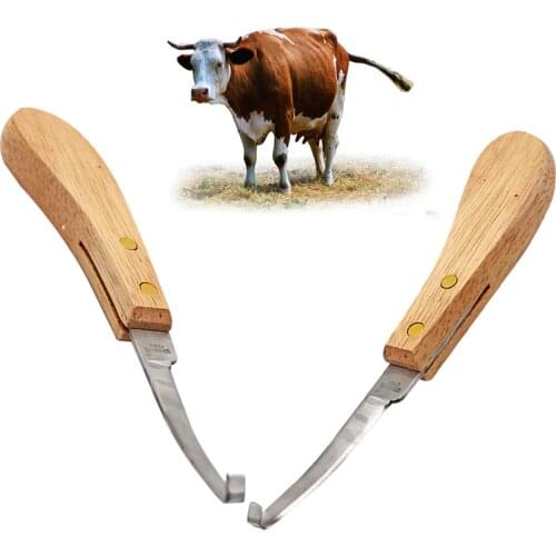 Farm Cattle Horse Hoof Knife Shears Right Handed Double Edge Veterinary Sheep Goat Pig Castration Animal Foot Pruning Tools