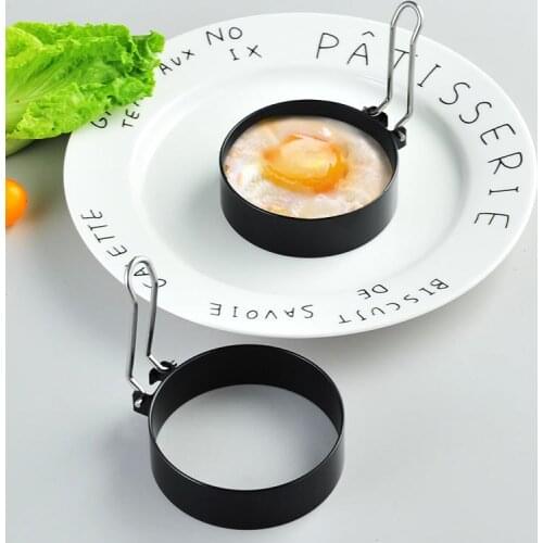 Stainless Steel Egg Cooker Fried Egg Shaper For Egg Boiler Egg Mold Kitchen Accessories Gadgets Nonstick Omelette Pancake Maker