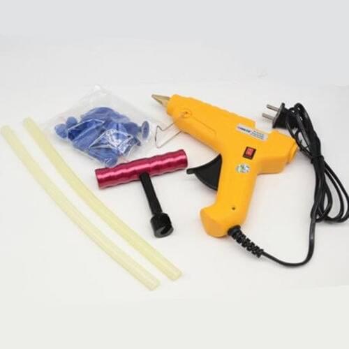 Car Body Panel Paintless Hail Repair Dent Lifter Tool Puller Hot Melt Glue Gun