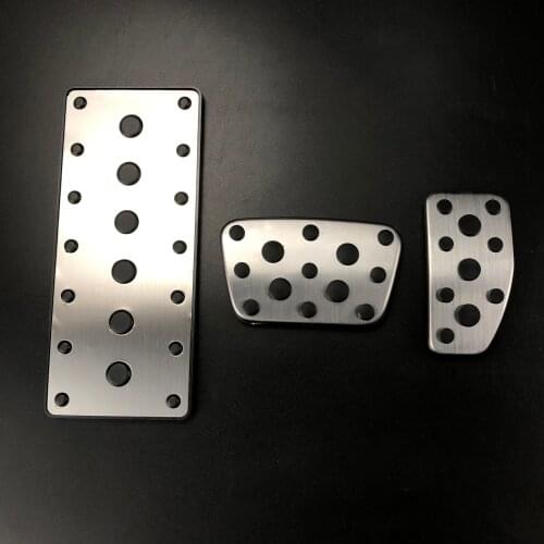 For Toyota Land Cruiser LC200 Lexus LX570 2016-2019 Gas Pedal Cover No Drill Steel Sport Brake Accelerator Pad