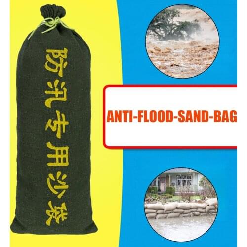 Flood Control Sand Bag Thick Canvas Sandbag For Property Home Drawstring Resistant Thickened Sandbags Weight Bag Dropshipping