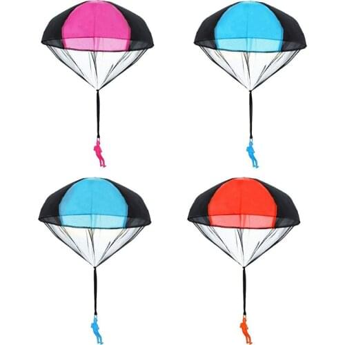 Hand Throwing Mini Soldier Parachute Funny Kids Toy Outdoor Game Play Educational Toys Fly Parachute Sport for Children Toy