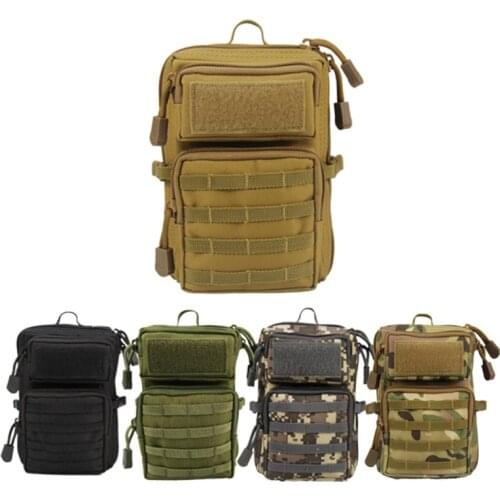 Men WomenOutdoor Sports EDC Bag Phone Holder Pouch Camping Hiking MOLLE System Backpack Utility Military Tactical Waist Bag Hot