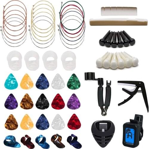 Guitar Repairing Kit Guitar Care Kit Maintenance Tool Set Guitar Accessories Guitar Parts Change Strings Tool Tone Sandhi Clip