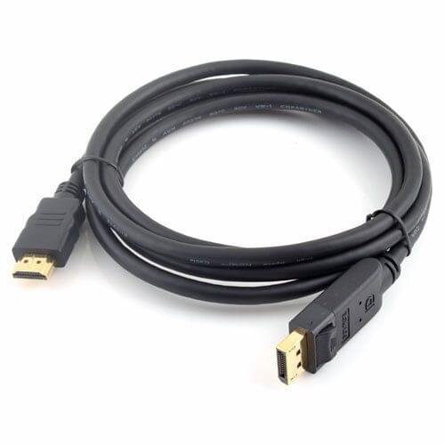 New 6FT DP DisplayPort Display Port to HDMI-compatible Video Cable M/M