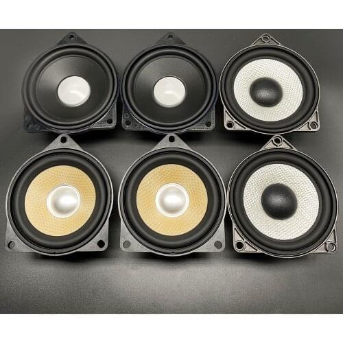 4 Inch Midrange Speaker Upgrade For Bmw F10 F11 F30 F32 F34 F01 F02 E90 E60 3 5 7 Series Car Dashboard High Quality Audio