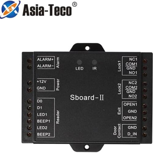Sboard-II Mini Network 2 Door Access Controller Board Data Can Be Transferred Connect with Any Reader Wiegand 26~37 Output