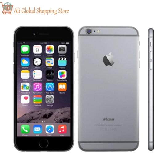 EU Local ShipUnlocked Apple iPhone 6 IOS Dual Core 1.4GHz 16/64/128GB ROM 4.7 inch 8.0 MP Camera IOS 4G LTE Original Apple Phone