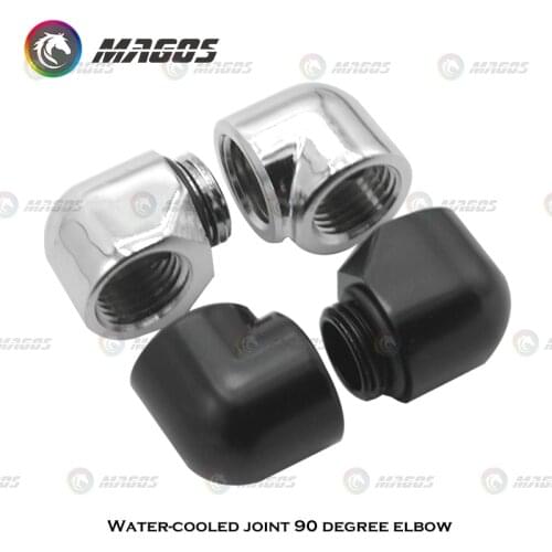 Elbow Adapter Fitting, Female G1/4'' X2, For Computer Water Cooling DIY 1pcs