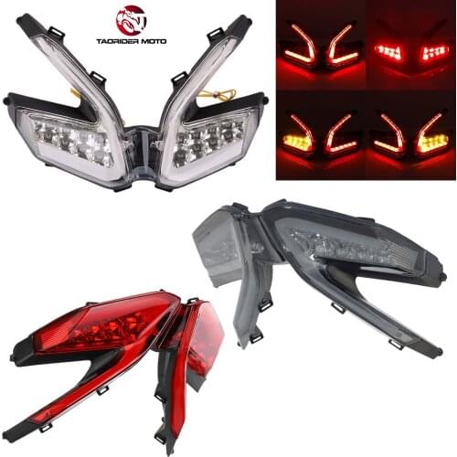 TAORIDER-MOTO E-Marked LED Integrated Rear Tail Brake Turn Signals Light For DUCATI Panigale 899 959 1199 1299 R/S Superleggera